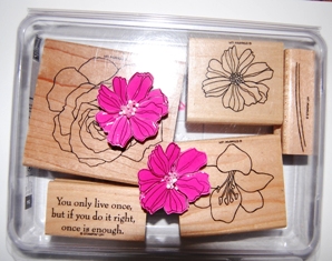Fifth Avenue Floral stamp set