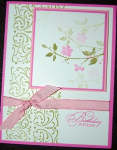 Watercolor Trio stamp club May