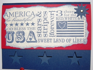 Red, white & blue card 2