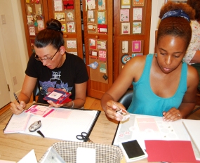 CJ & Chimere at work