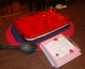 Susan's Three Layer Strawberry Dessert