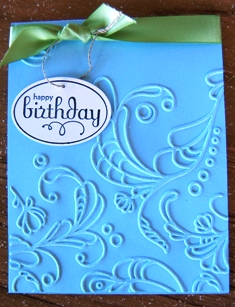 Open House Elegant Lines Embossing Folder
