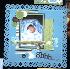 Baby Scrapbook Page