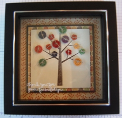 Fall Button Tree ~ sem