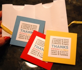 Thank you 3 x 3 cards Thank you 3 x 3 cards