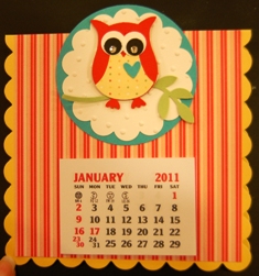 Owl calendar