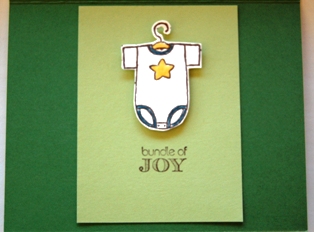 Baby card inside