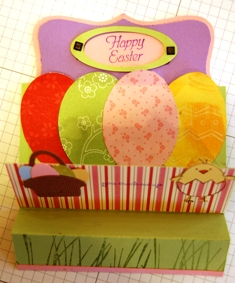 Judy's card on grid paper