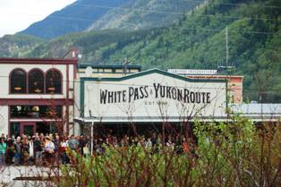 White Pass Yukon Route sign
