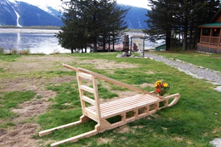 Taku Lodge new dogsled