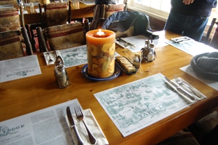 Taku Lodge table