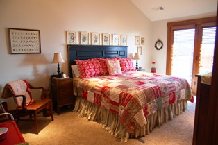 Shelli's apartment guest room