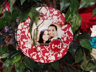 Fabric personalized ornament