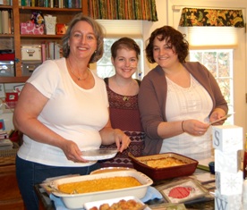 Marion, Sarah and Katie