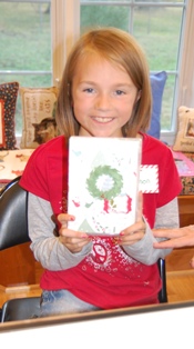 Madi and her teachers gift