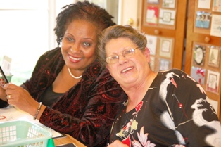 Menelika and Jackie 1