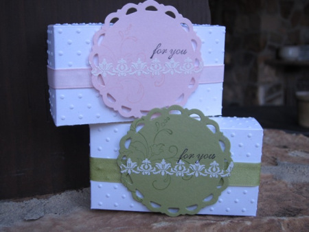 Shelli's favor boxes
