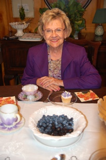 Beverly at tea