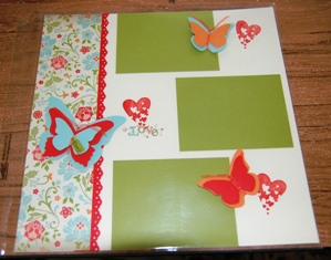 Butterfly album page