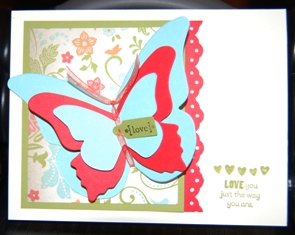 Butterfly card