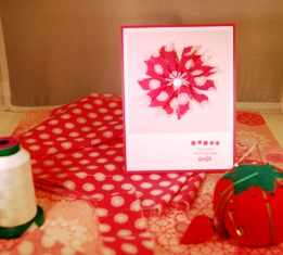 Fabric flower Fabric flower