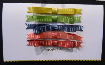 Ribbons satin in-color