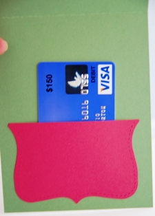 Penguin gift card inside