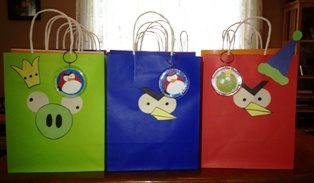 Angrybird gift bags Jennifer