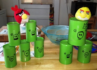 Angrybirds stacking game Jennifer
