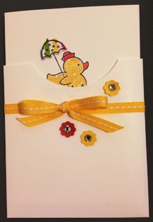 Baby Duck card Baby Duck card