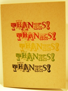 Vintage Verses ~ Thanks