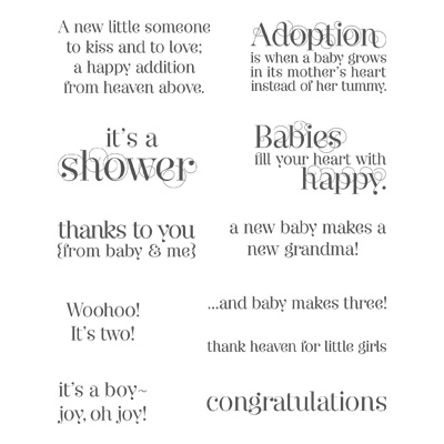 Cuddles & Kisses stamp set