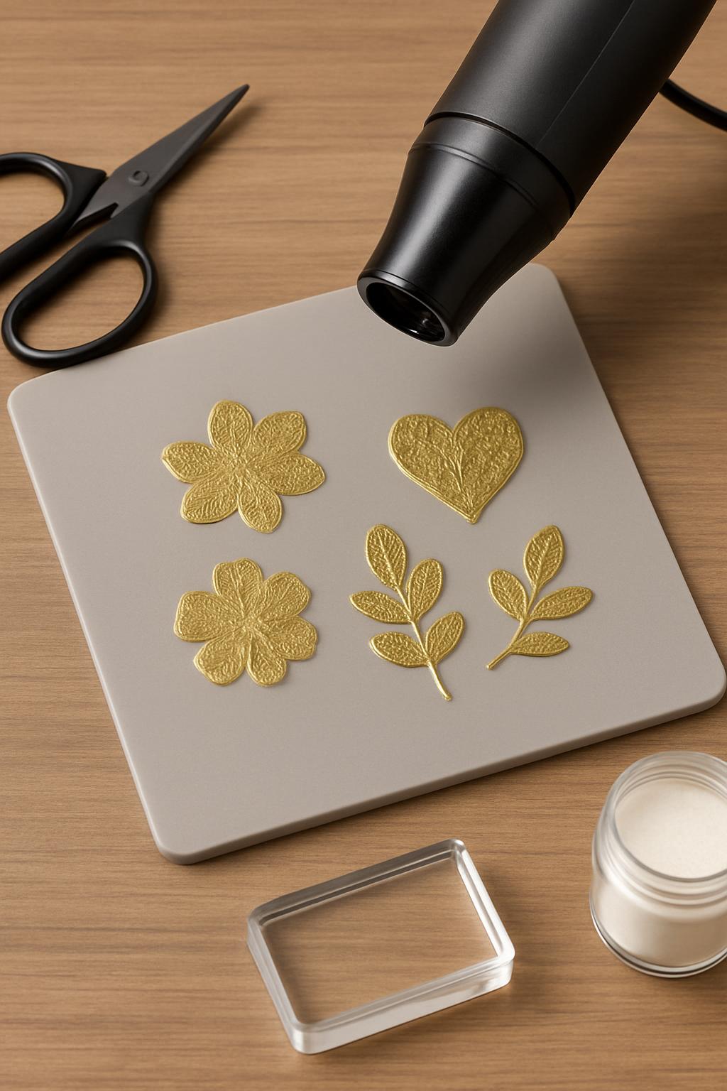 A method where the mold is heated to create a ceramic or metal solid, often used in jewelry making to add texture and deta...